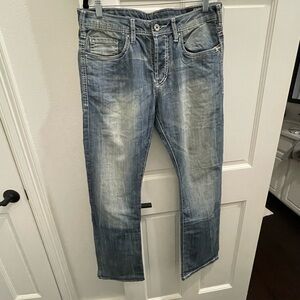 Buffalo David Bitton Light Blue Straight Jeans